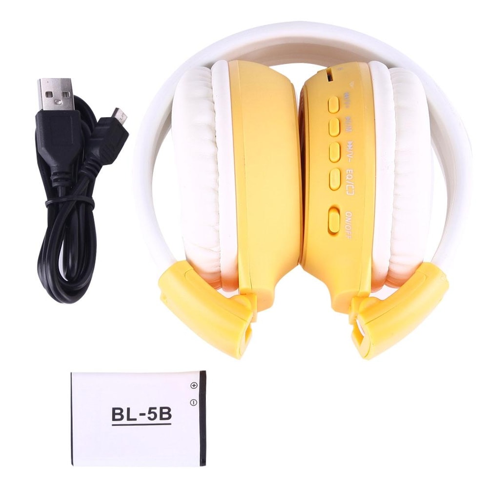 Wireless HiFi Headphones With LCD Screen TF Card Slot 5