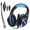 Wired Gaming Headset With Mic LED Lights Deep Bass 0