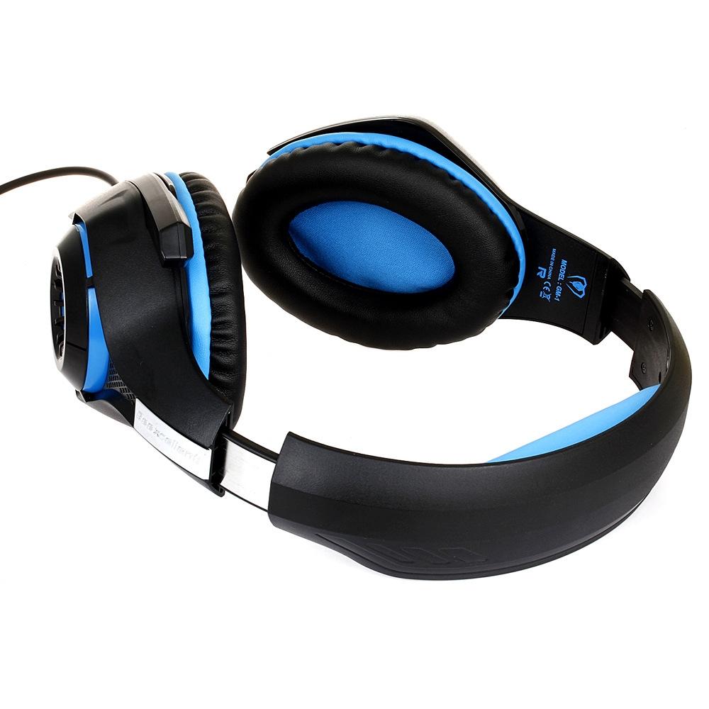 Wired Gaming Headset With Mic LED Lights Deep Bass 2