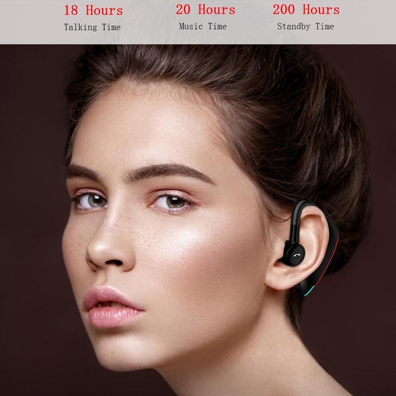Mini Earhook Wireless Bluetooth 50 Headset For Car Handsfree Calls 5