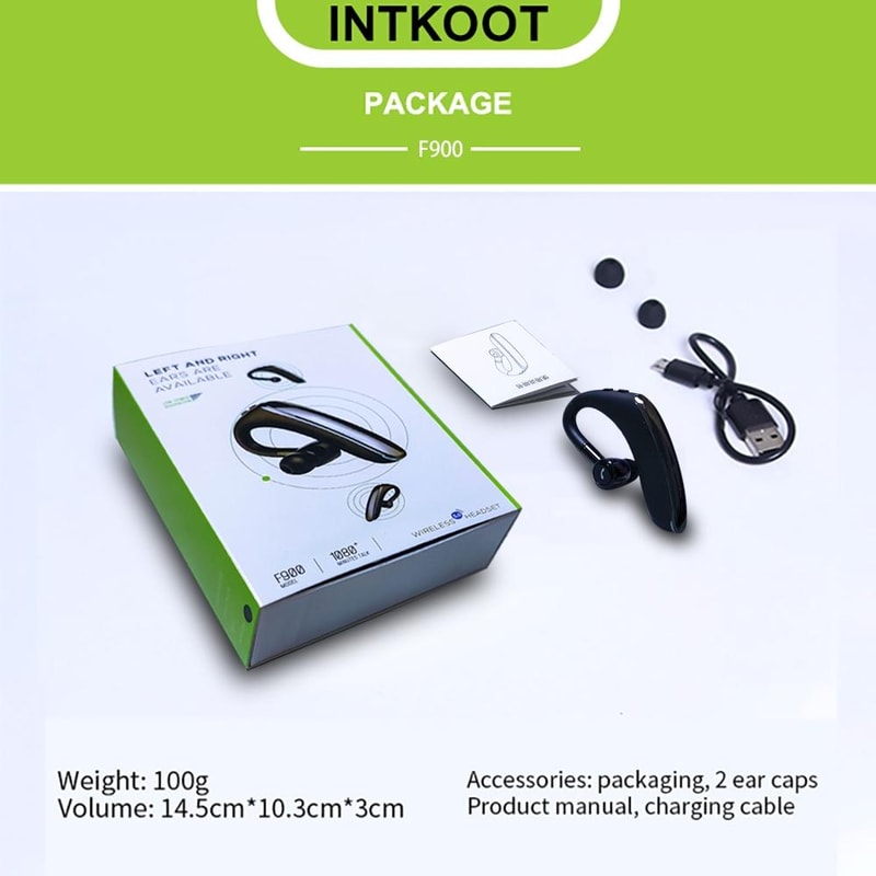 Mini Earhook Wireless Bluetooth 50 Headset For Car Handsfree Calls 8