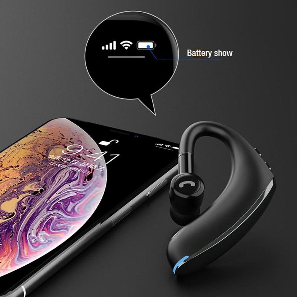 Mini Earhook Wireless Bluetooth 50 Headset For Car Handsfree Calls 10