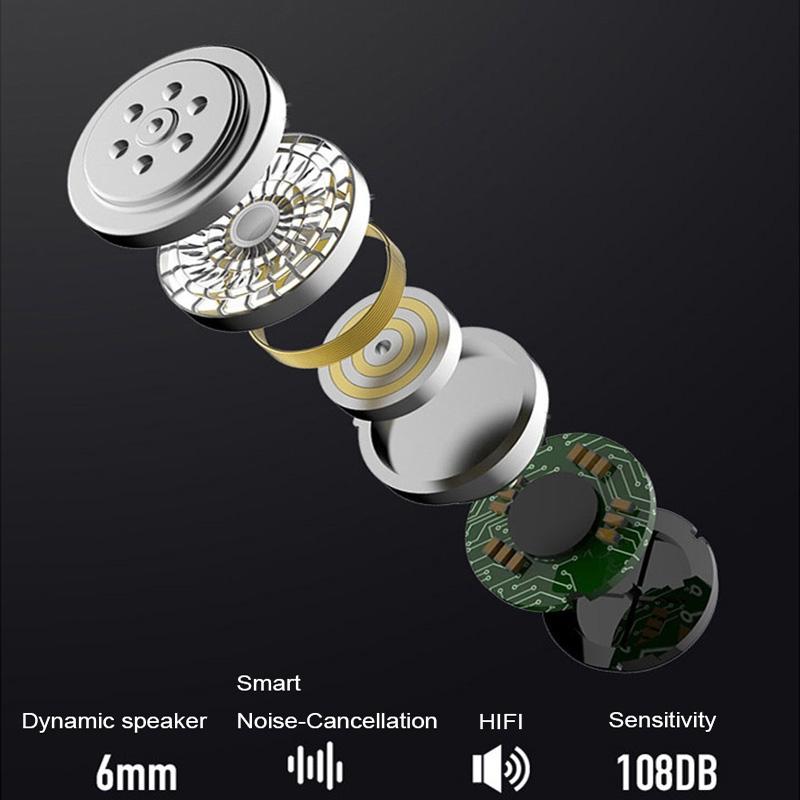 Mini Earhook Wireless Bluetooth 50 Headset For Car Handsfree Calls 11