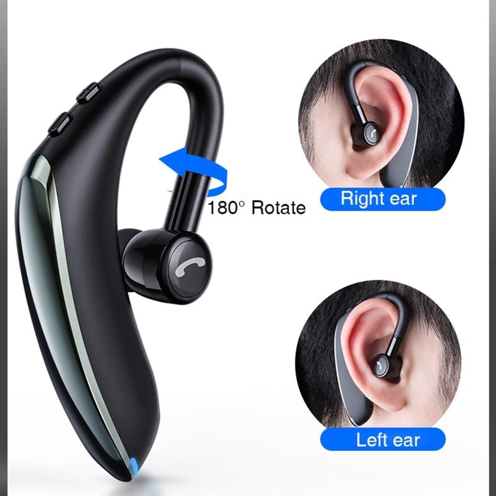 Mini Earhook Wireless Bluetooth 50 Headset For Car Handsfree Calls 14