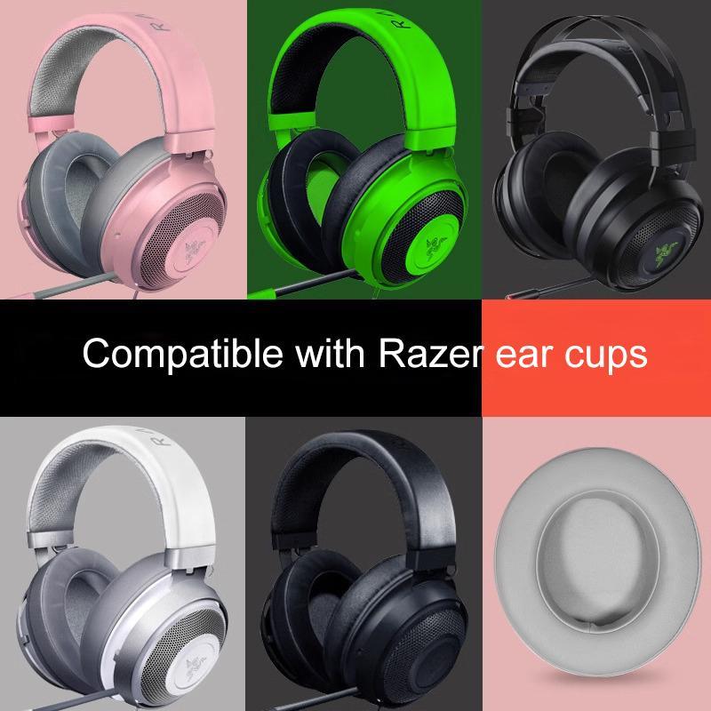 Premium Replacement Earpads For Protein Leather Ice Silk Comfort 4