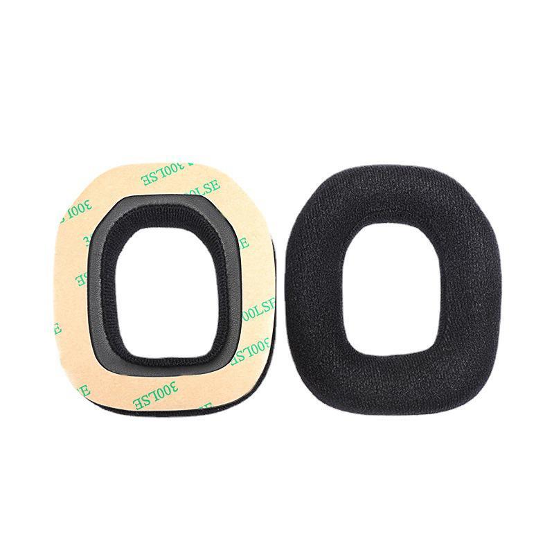 Premium 2pcs Replacement Earpads for Logitech Astro A10 / A50 Soft Protein Leather Cushions