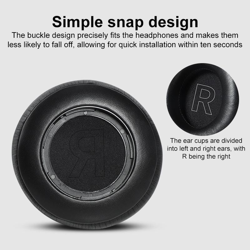 Premium Protein Leather Earpads For BeoPlay H9 Comfort Replacement 1
