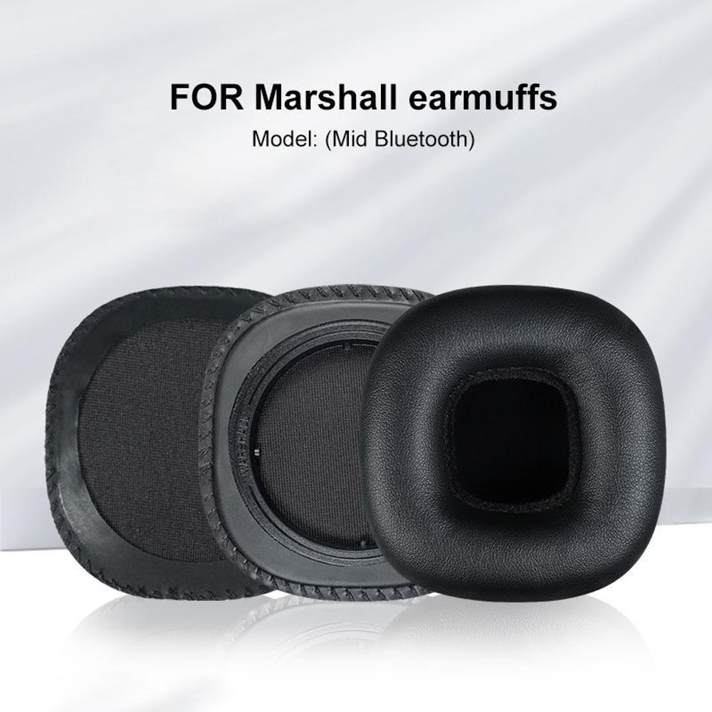 Premium Protein Leather Replacement Earpads for Mid Bluetooth Headphones
