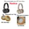 Premium Replacement Ear Cushions For Snap On Protein Leather 1