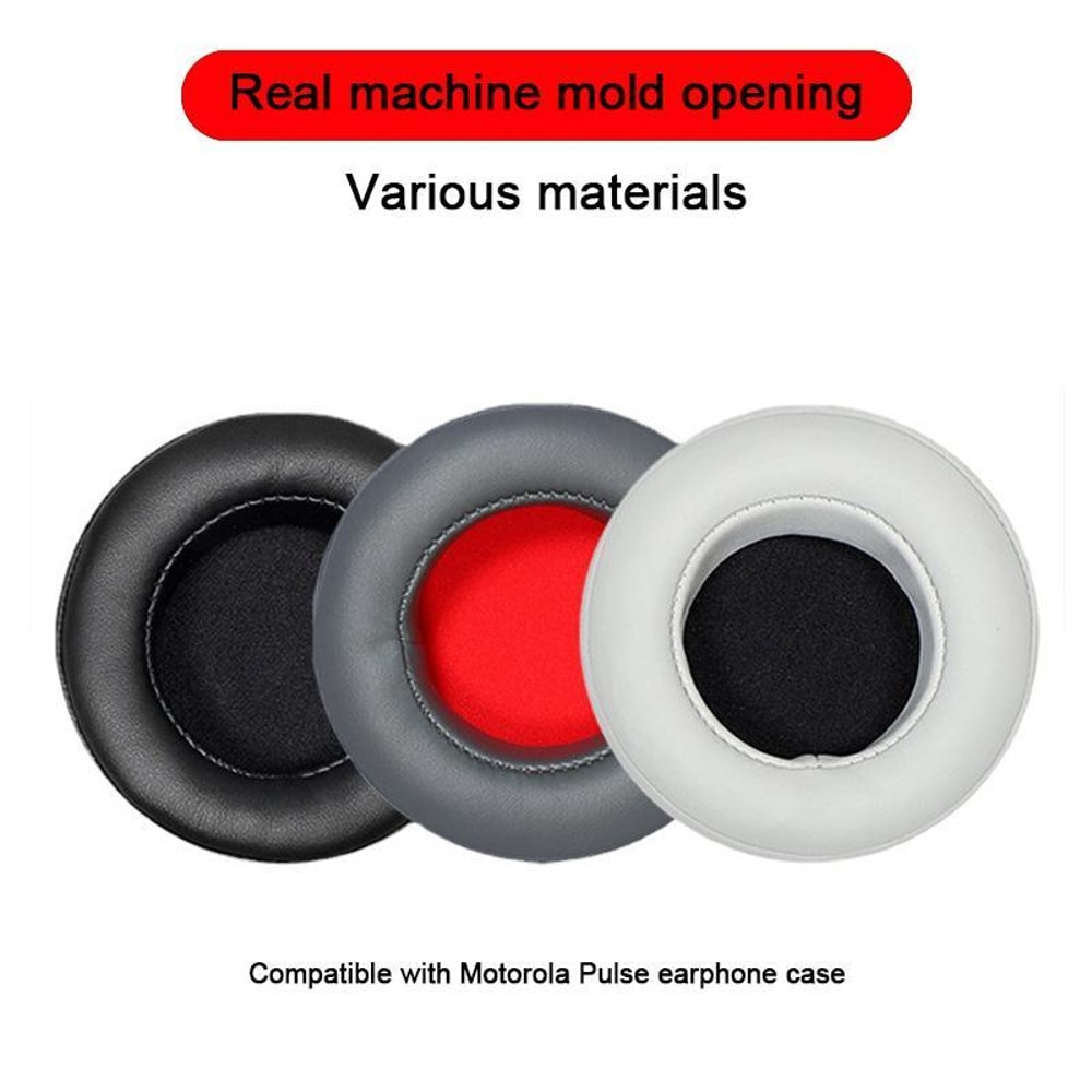 Premium Moto Pulse Escape Protein Leather Snap On Earphone Covers 1