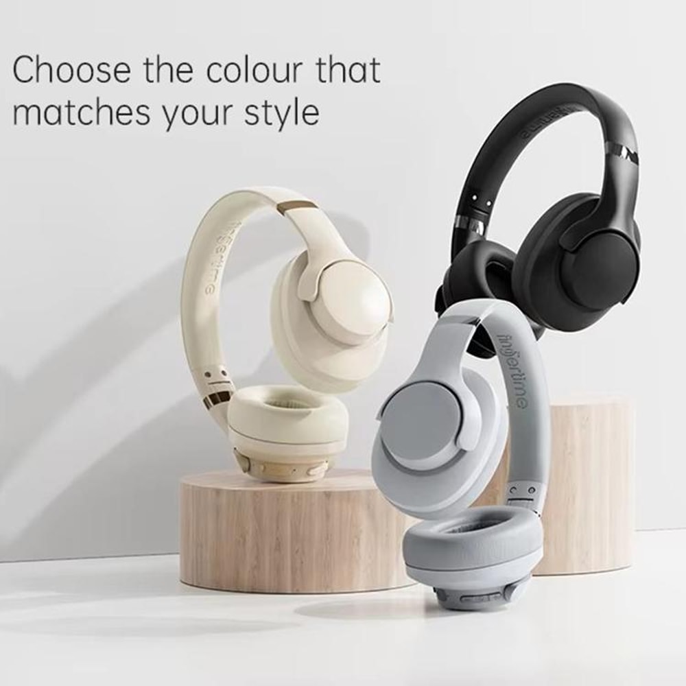 ANC Wireless Headphones Bluetooth 5.3 Foldable Over Ear Headset
