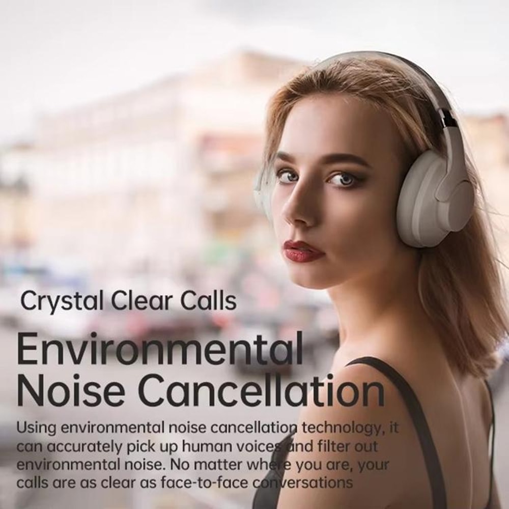 ANC Wireless Headphones Bluetooth 5.3 Foldable Over Ear Headset