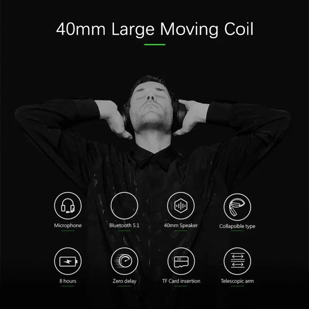 3 in 1 Wireless Sports Headset with Bluetooth, TF Card and 3.5mm Audio