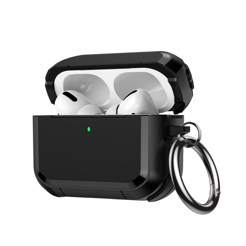 AirPods Pro 3 Case Shockproof TPU PC Cover With Carabiner 11