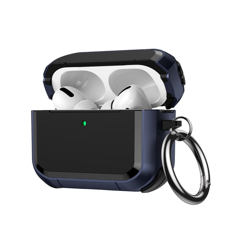 AirPods Pro 3 Case Shockproof TPU PC Cover with Carabiner