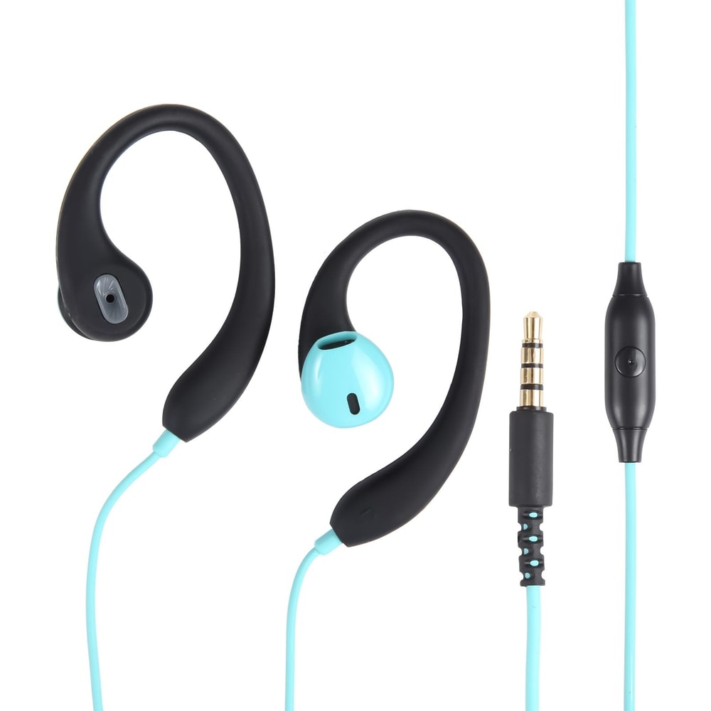 Wired Sports Earphones with Mic, Over Ear 3.5mm Running Earbuds