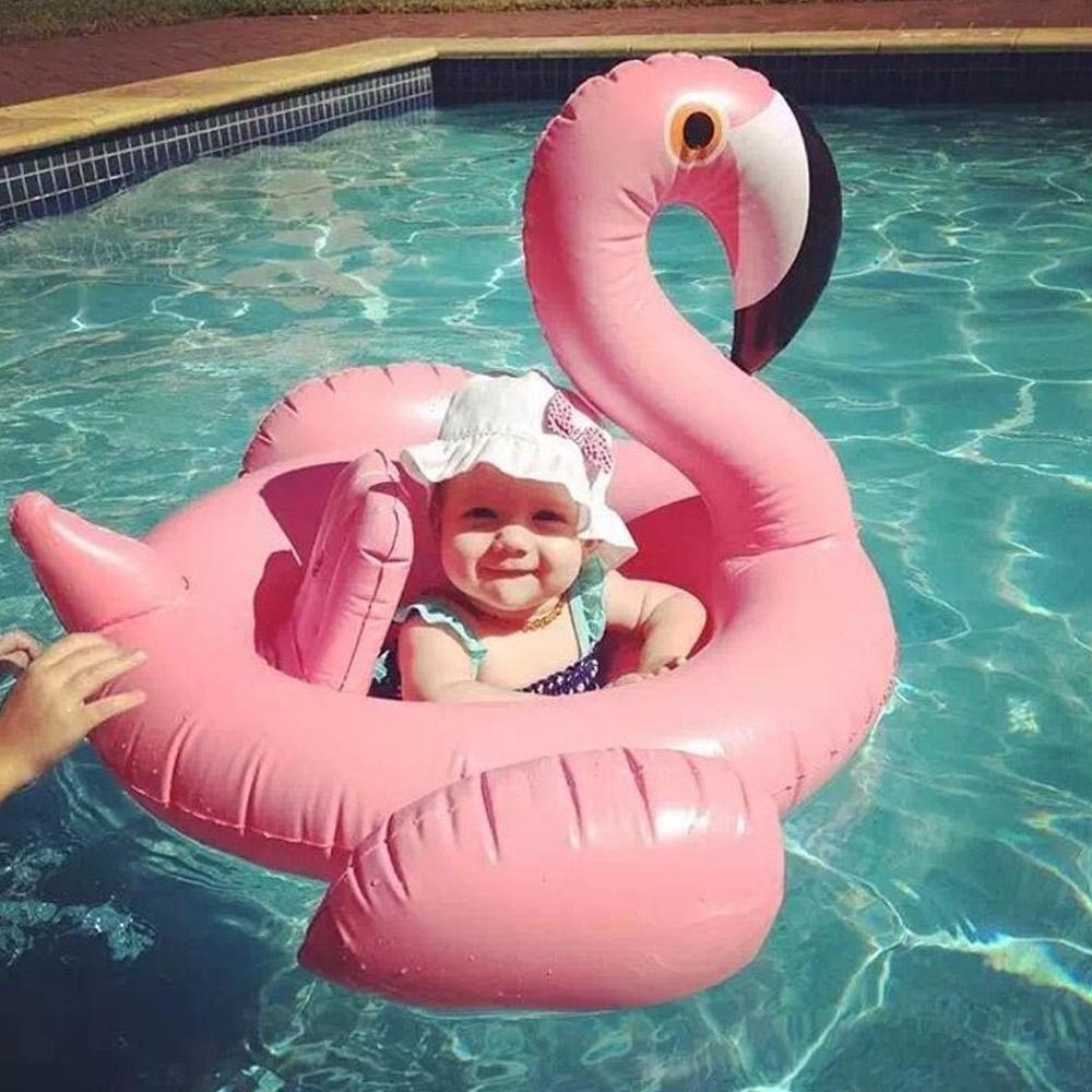 Giant Inflatable Flamingo Pool Float And Swim Ring For Summer Water Fun 10