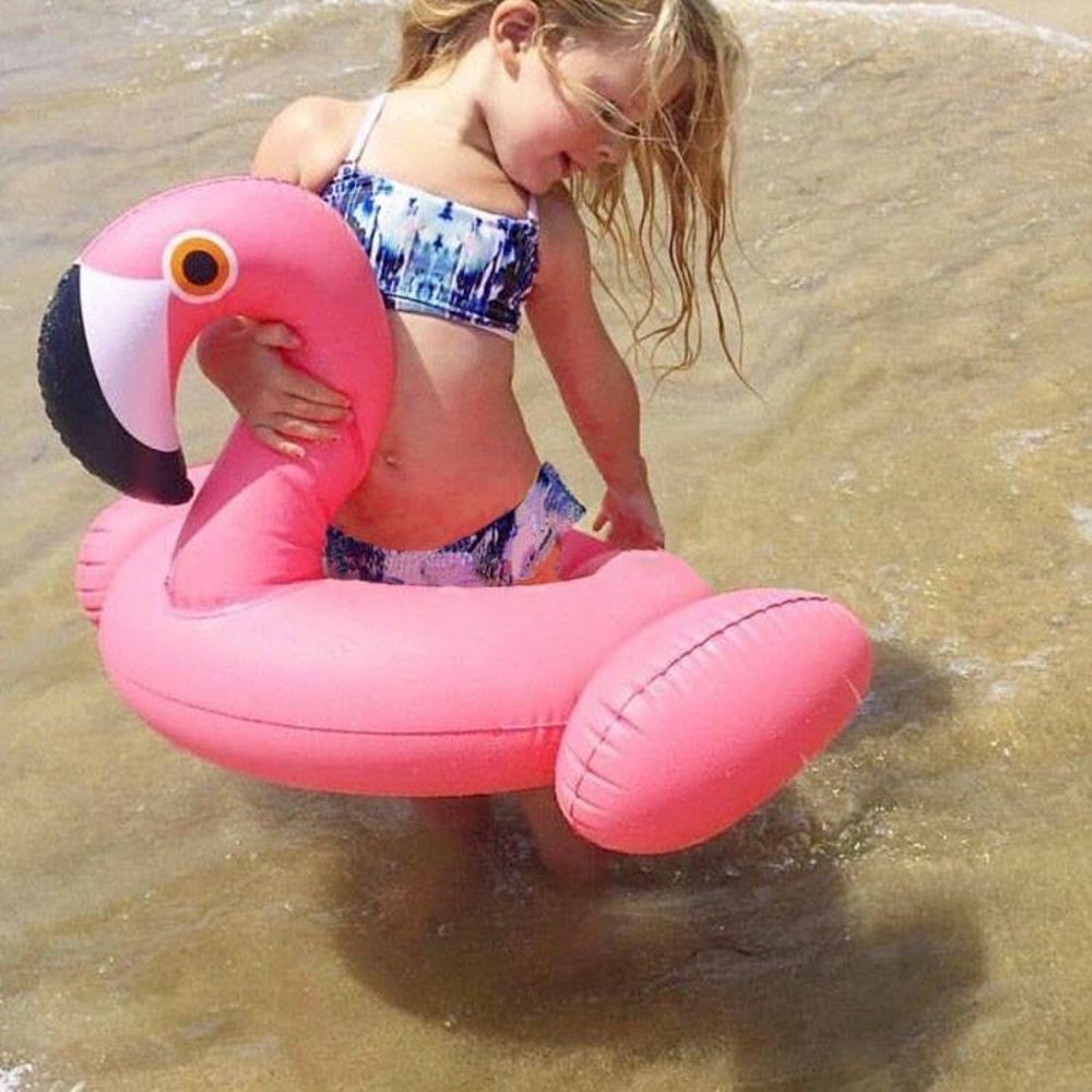 Giant Inflatable Flamingo Pool Float And Swim Ring For Summer Water Fun 7