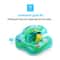 Cartoon Animal Baby Swim Ring Inflatable Toddler Pool Float with Chest Support