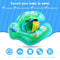 Cartoon Animal Baby Swim Ring Inflatable Toddler Pool Float with Chest Support