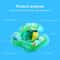 Cartoon Animal Baby Swimming Ring Inflatable Toddler Pool Float 8