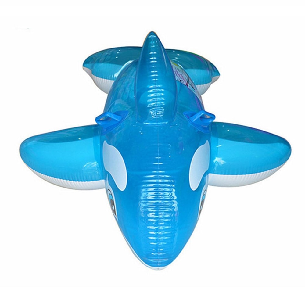 Whale Inflatable Whale Pool Float Ride On Swimming Ring for Kids