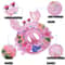 Cute Crab Baby Pool Float Inflatable Baby Swim Ring With Seat For Toddlers 3