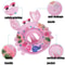 Cute Crab Baby Pool Float Inflatable Baby Swim Ring With Seat For Toddlers 3