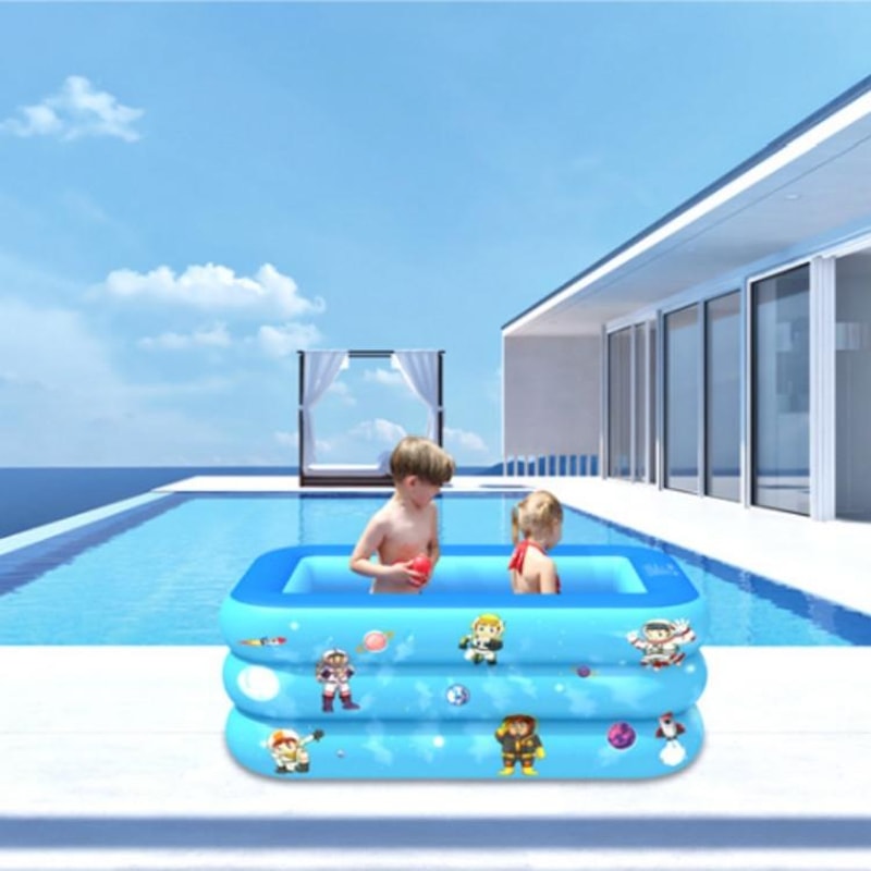 Space Theme Baby Inflatable Swimming Pool Portable Toddler Paddling Pool 4