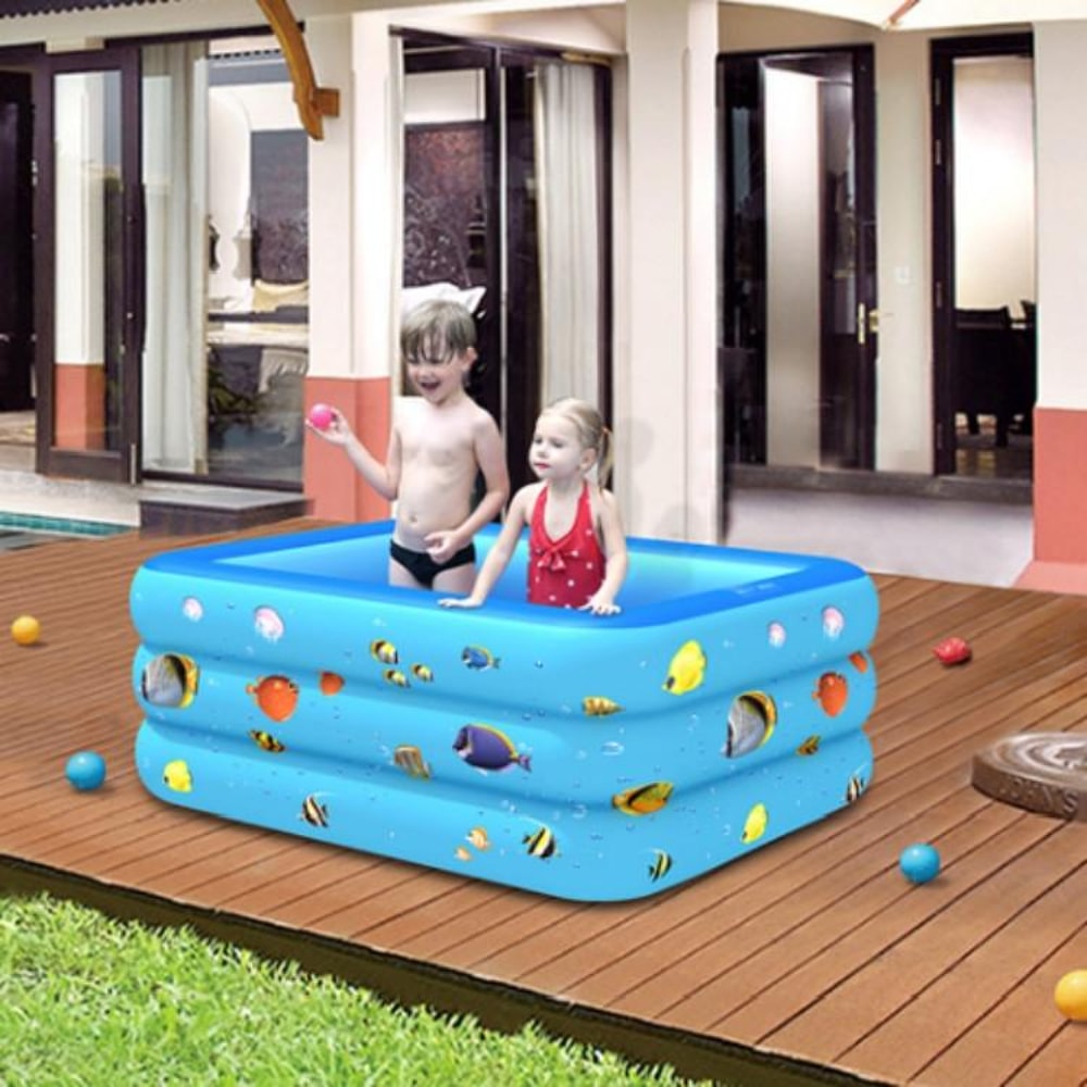 Space Theme Baby Inflatable Swimming Pool Portable Toddler Paddling Pool 6