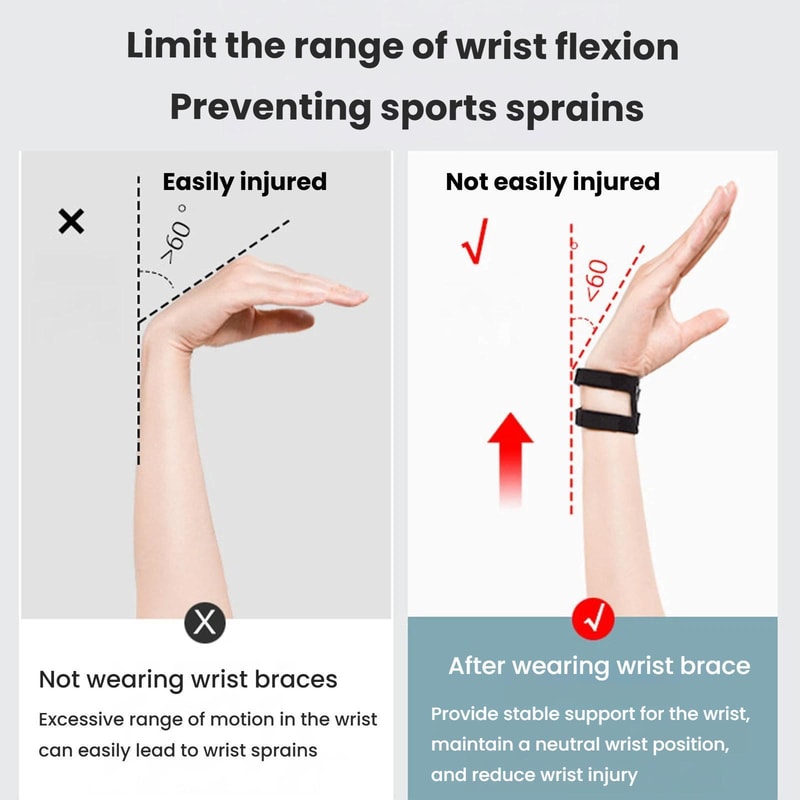 Upgraded Gray Yoga Wrist Support Brace For Fitness Training 4