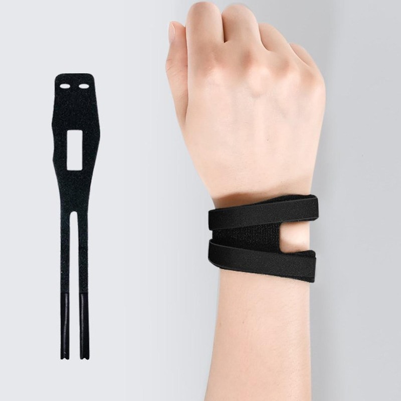 Upgraded Gray Yoga Wrist Support Brace for Fitness Training