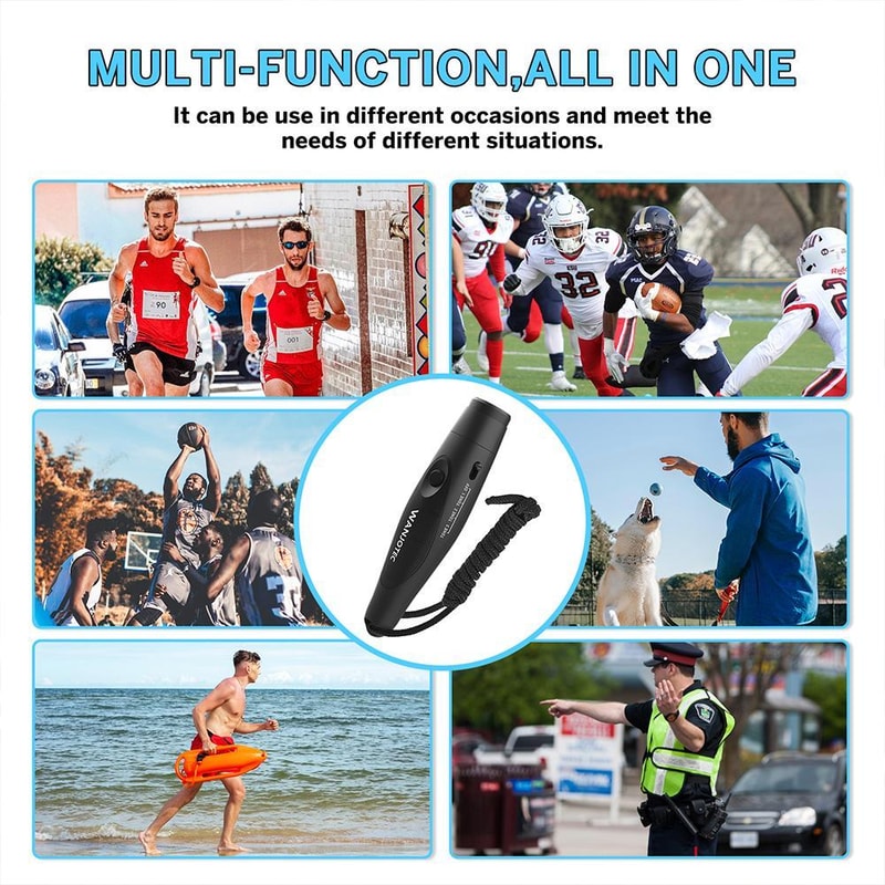 Electronic Push Button Whistle Loud Durable Portable 6