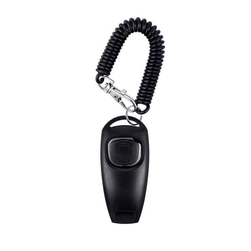 Ultimate 2in1 Pet Training Clicker Dog Whistle With Long Wristband 7