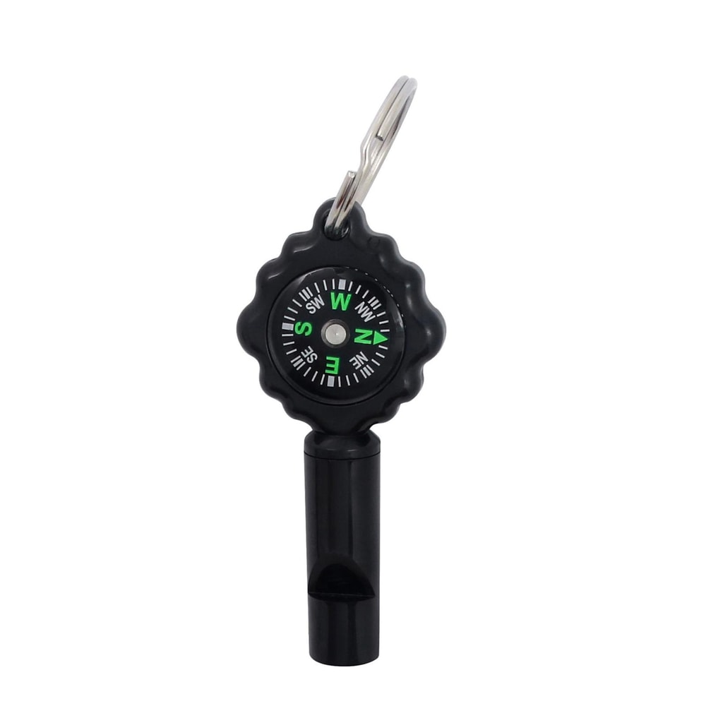 Compact 2-in-1 Survival Whistle & Compass with Mountaineering Buckle