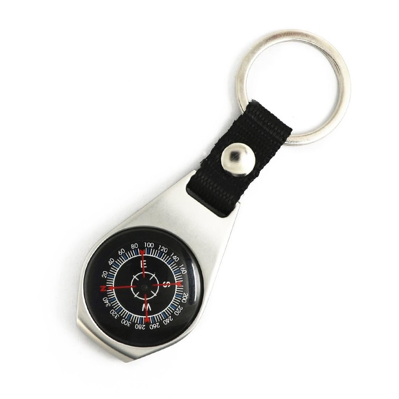 Compact 2-in-1 Survival Whistle & Compass with Mountaineering Buckle