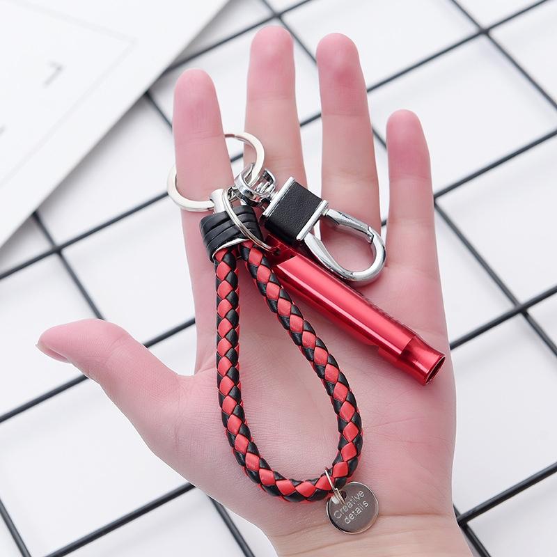 Multifunctional Whistle Keychain for Men Durable Keyring Pendant