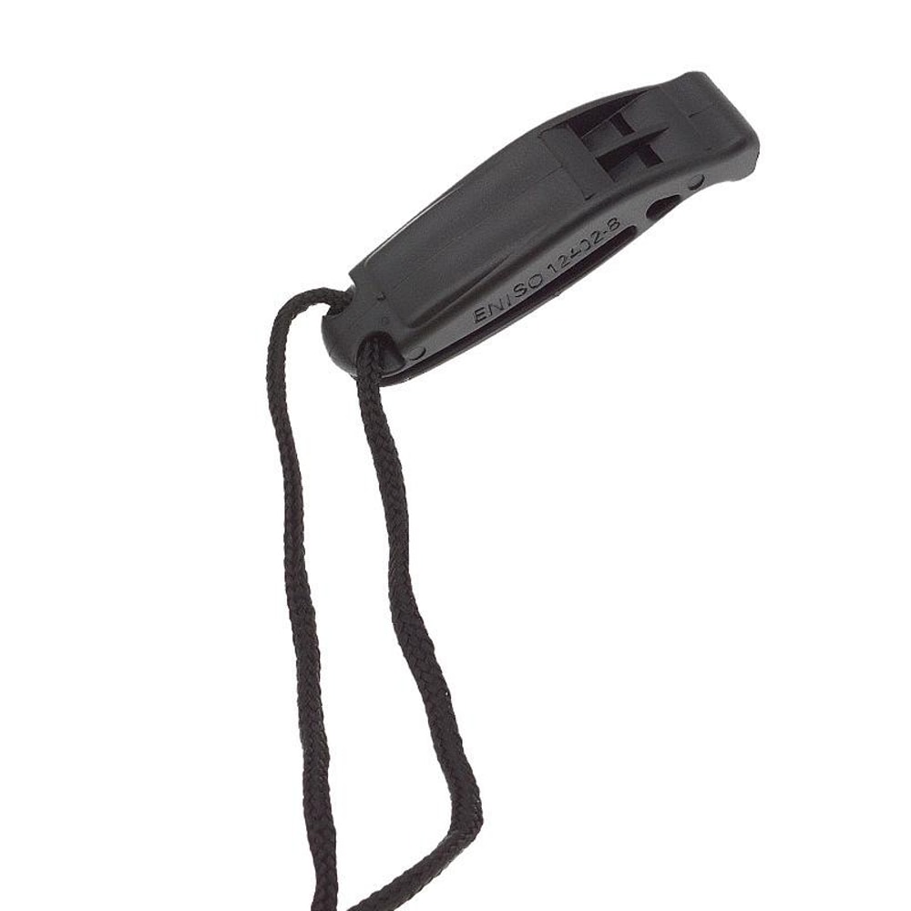 Dual Frequency Outdoor Survival Whistle With Built In Lanyard For Hiking Camping 5