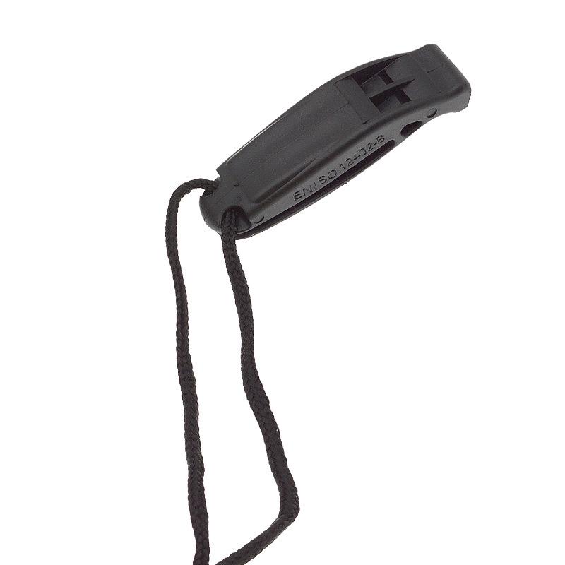 Dual Frequency Outdoor Survival Whistle With Built In Lanyard For Hiking Camping 5