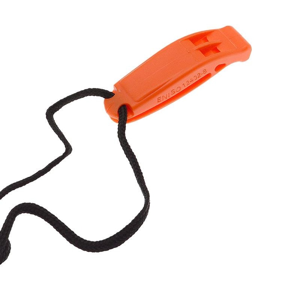 Dual Frequency Outdoor Survival Whistle With Built In Lanyard For Hiking Camping 7
