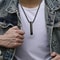Personalised Stress Relief Whistle Necklace Stainless Steel Adjustable 1