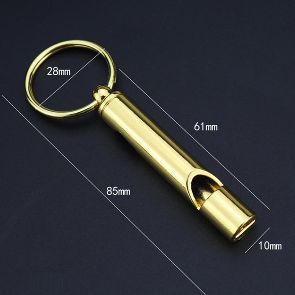 Premium Metal Whistle Bottle Opener Keychain Multifunctional Key Ring Pendant 2