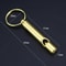 Premium Metal Whistle Bottle Opener Keychain Multifunctional Key Ring Pendant 2
