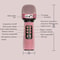 Live Wireless Bluetooth Microphone With Audio Function Portable Karaoke Streaming Mic 5