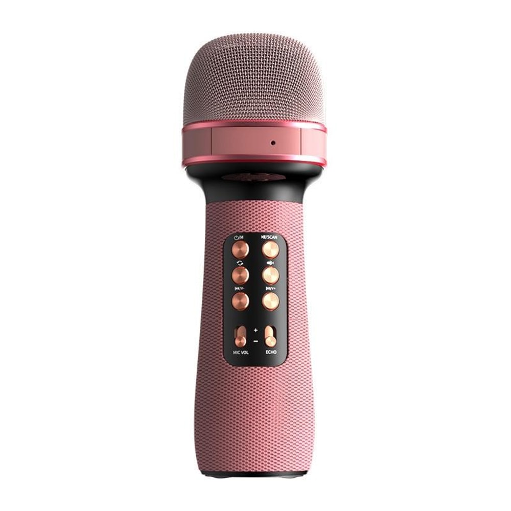 Live Wireless Bluetooth Microphone With Audio Function Portable Karaoke Streaming Mic 6