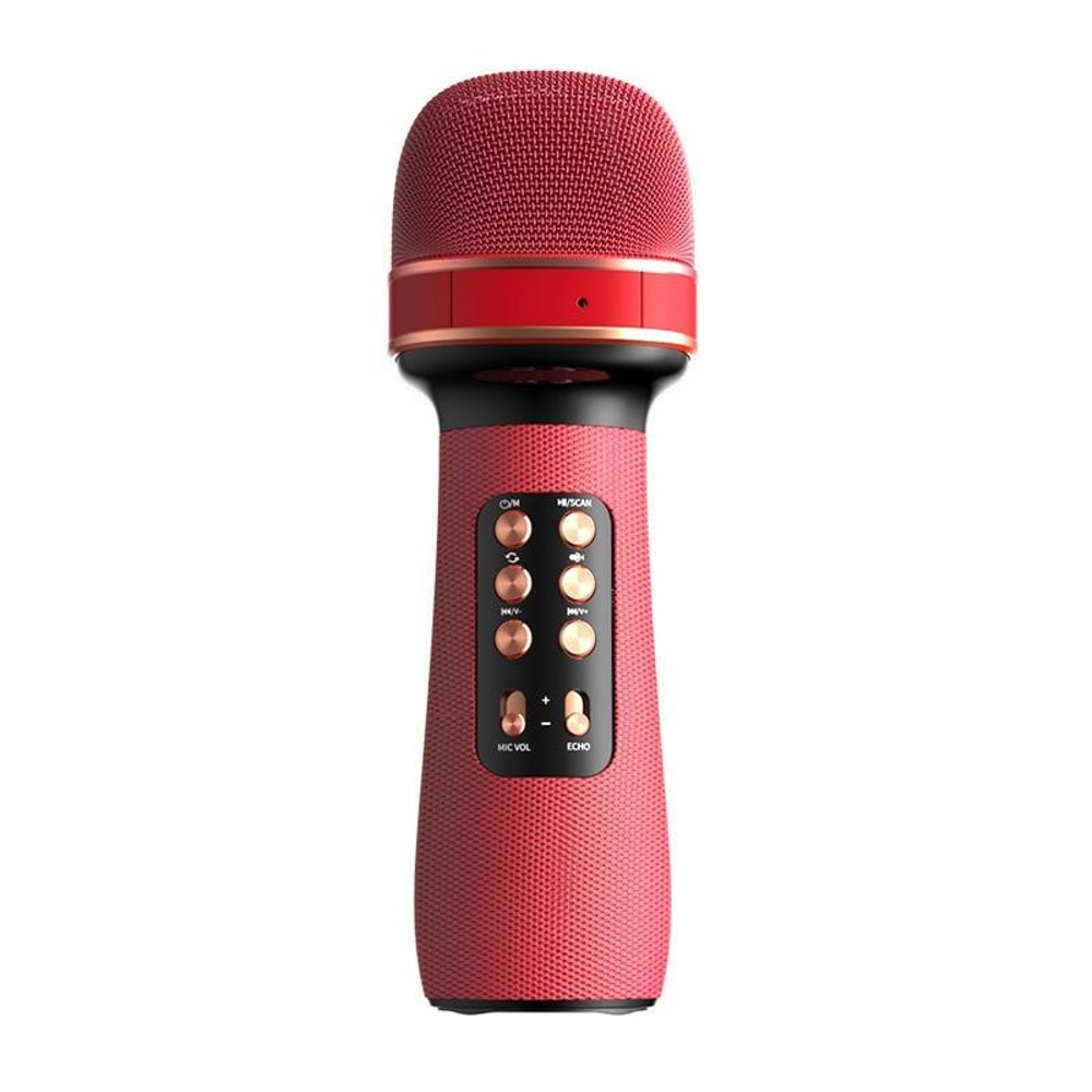 Live Wireless Bluetooth Microphone With Audio Function Portable Karaoke Streaming Mic 7