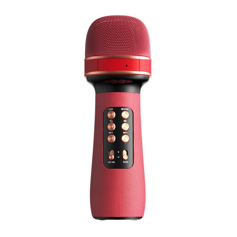 Live Wireless Bluetooth Microphone With Audio Function Portable Karaoke Streaming Mic 7