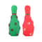 Christmas Dog Chew Toys Bite Resistant Vinyl Ball Set 0