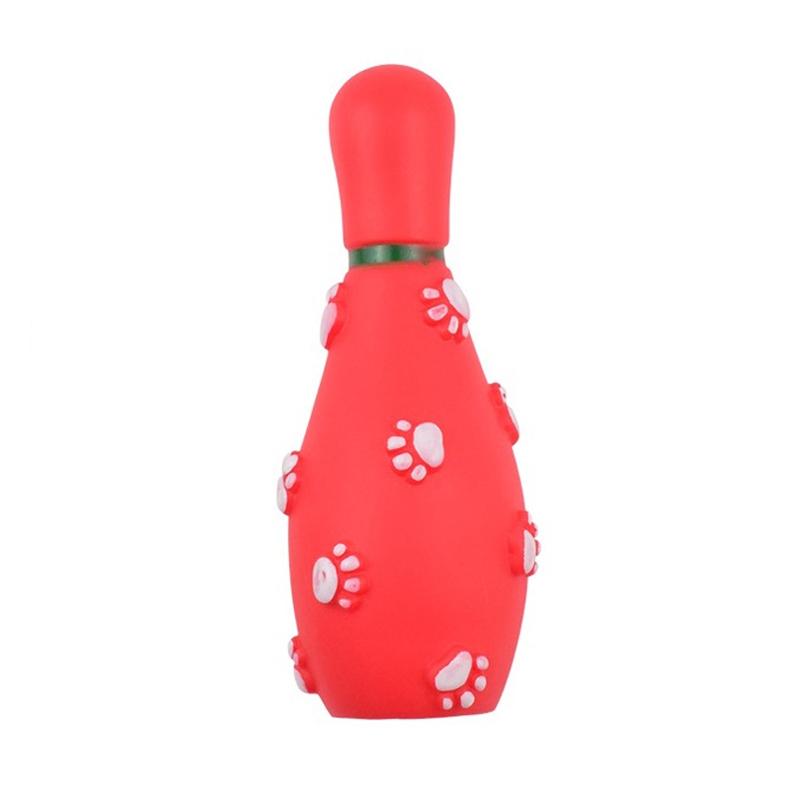 Christmas Dog Chew Toys Bite Resistant Vinyl Ball Set 5