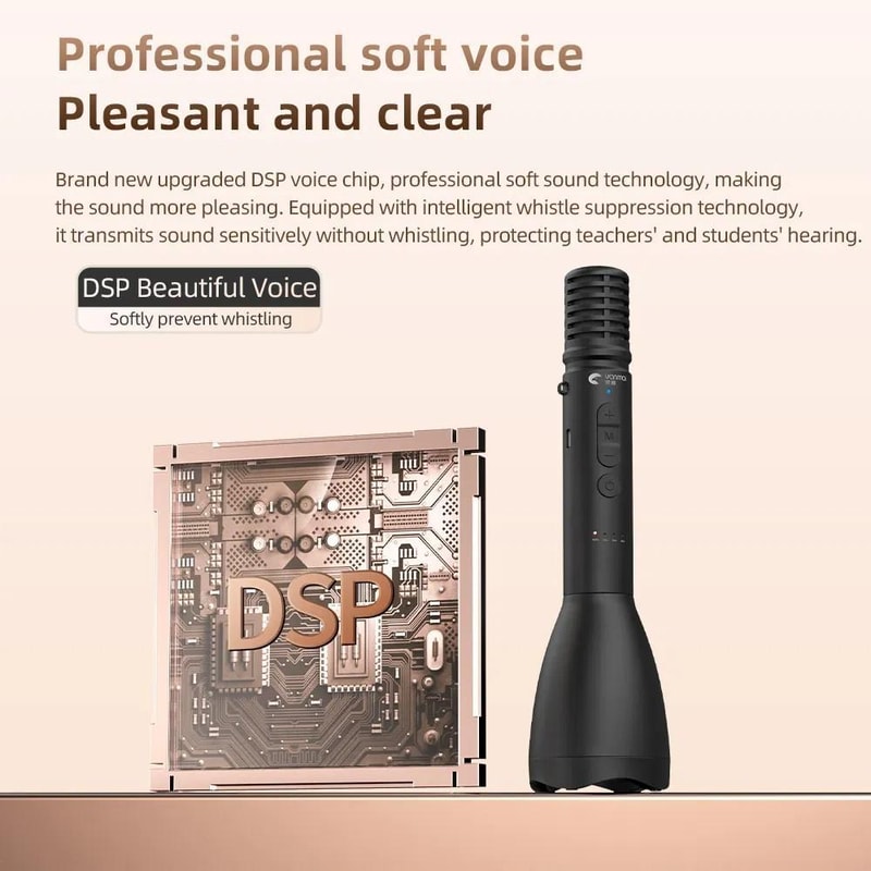 Mini Bluetooth Speaker Wireless Handheld Microphone For Speech Teaching 1